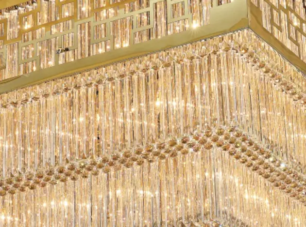 decorative round crystal chandelier acrylic for lobby