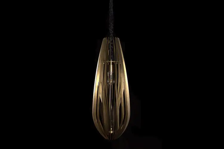 Custom decorative copper and glass pendant light simple EME LIGHTING