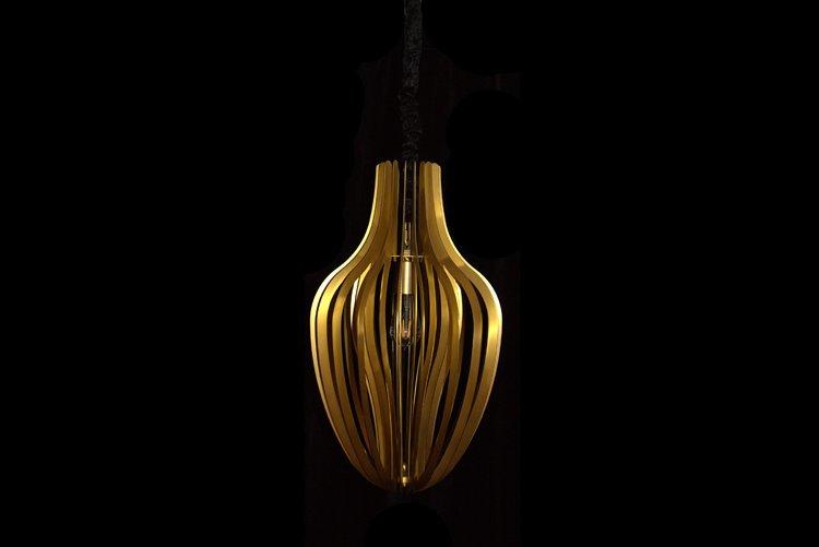 EME LIGHTING popular copper and glass pendant light for rest room-1