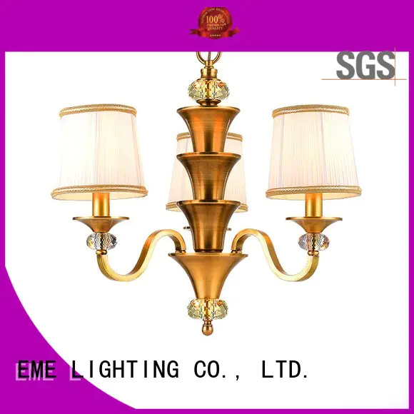 EME LIGHTING modern antique brass chandelier copper for big lobby