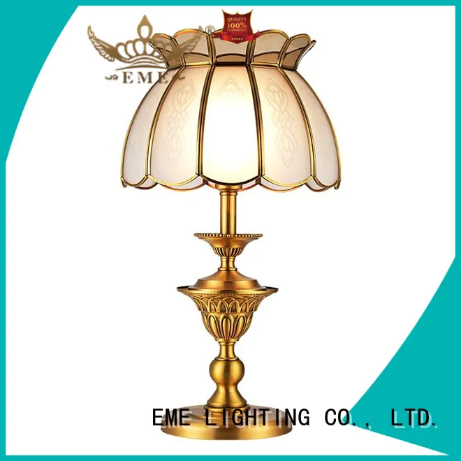 EME LIGHTING decorative glass table lamps for bedroom factory price for house