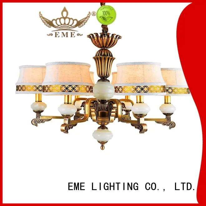 EME LIGHTING glass hanging modern brass chandelier vintage for home