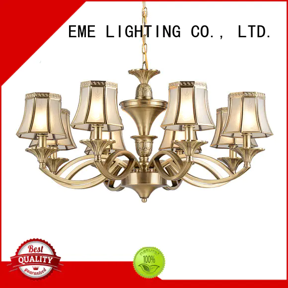 EME LIGHTING luxury modern brass chandelier unique for home