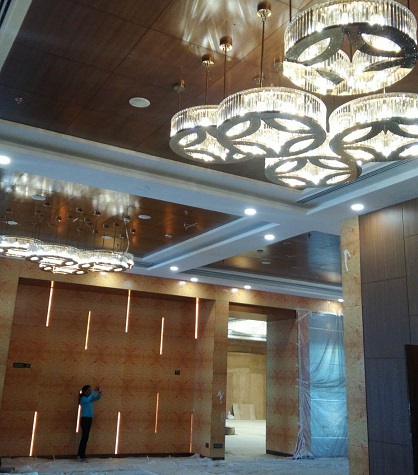 application-hotel lighting- custom lighting- chandelier-EME LIGHTING-img-2