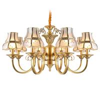 Traditional Antique Brass Chandeliers (EAD-14010-8)