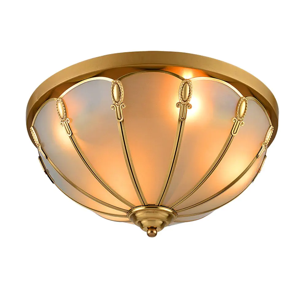 Circle Copper Ceiling Light (EOX-14109-350)