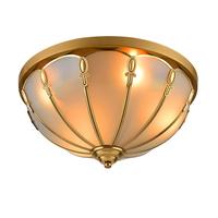 Circle Copper Ceiling Light (EOX-14109-350)