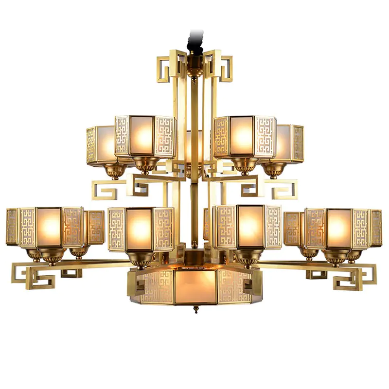 Traditional Large Hotel Chandeliers (EAD-14002-10+5)