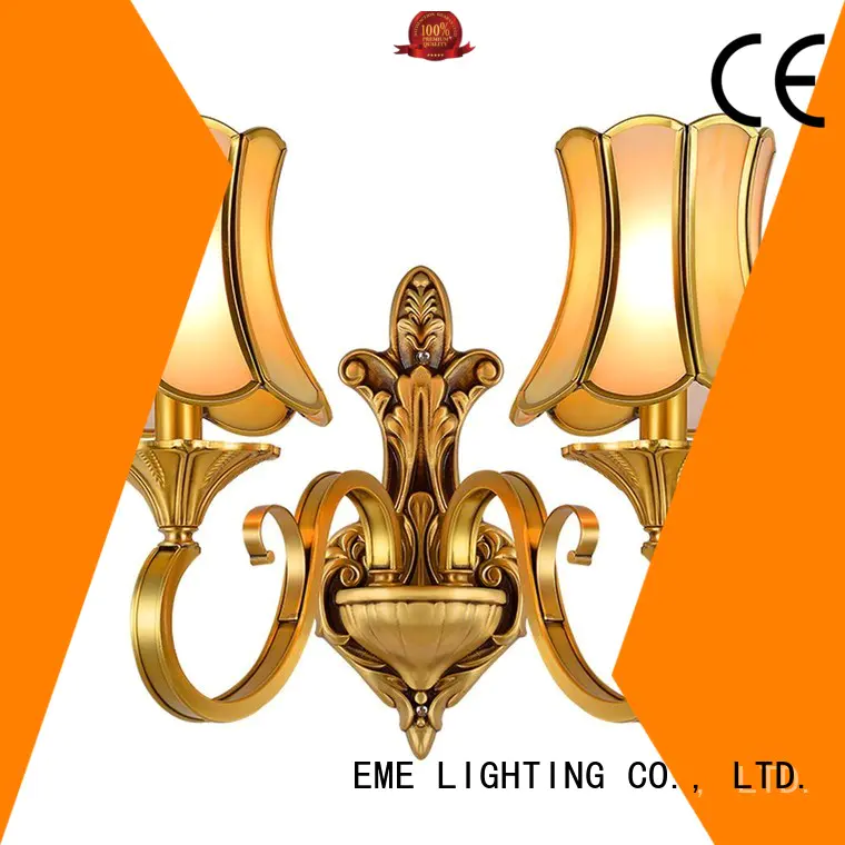 copper antique looking wall sconces america style for indoor decoration EME LIGHTING