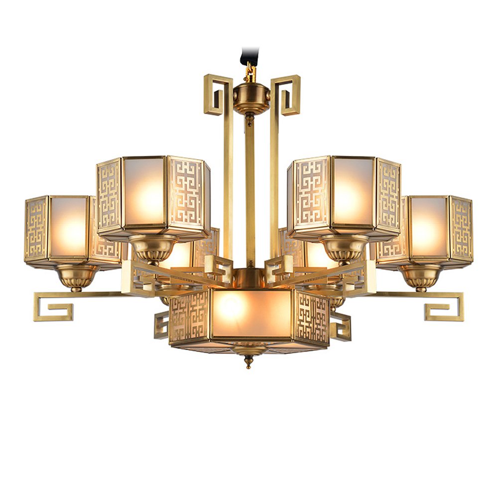 EME LIGHTING Restaurant Chandelier (EAD-14002-6) Brass Chandelier image165