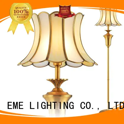EME LIGHTING customized stand up lamps flower pattern for hotels