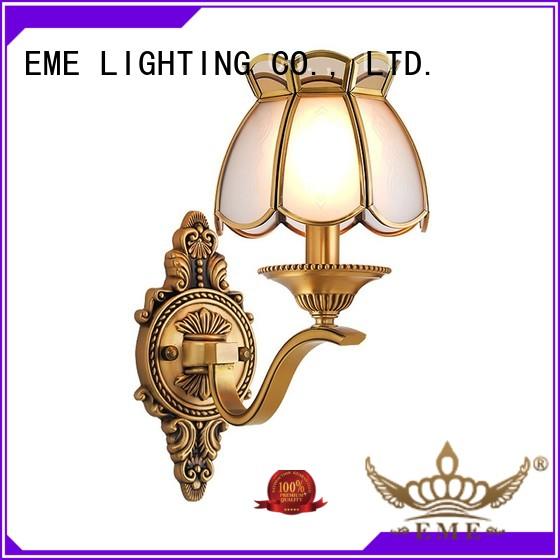glass front european gold wall sconces EME LIGHTING Brand