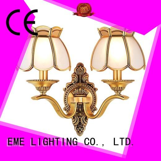 light european traditional modern EME LIGHTING Brand gold wall sconces supplier