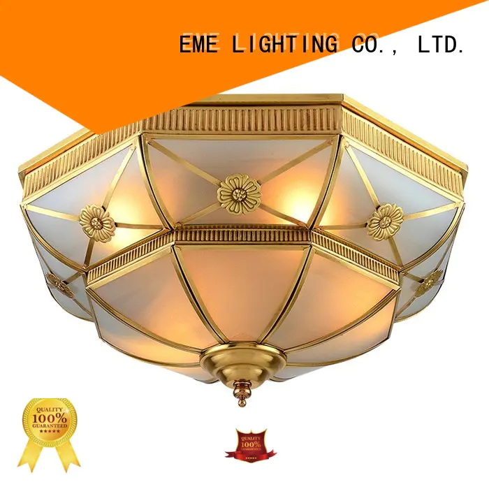 hanging pendant square EME LIGHTING Brand brass ceiling lights