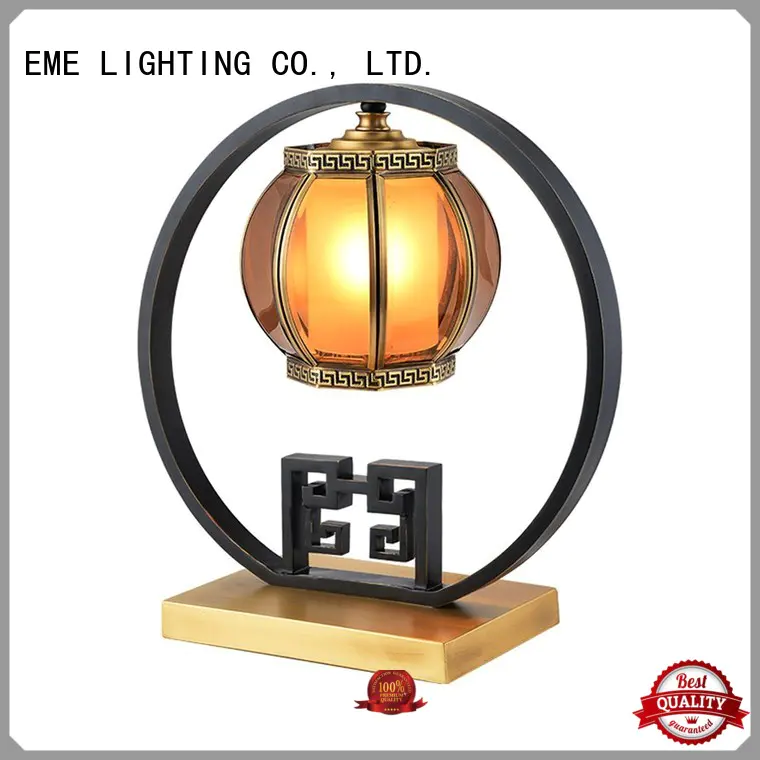 Wholesale gold chinese style table lamp black EME LIGHTING Brand