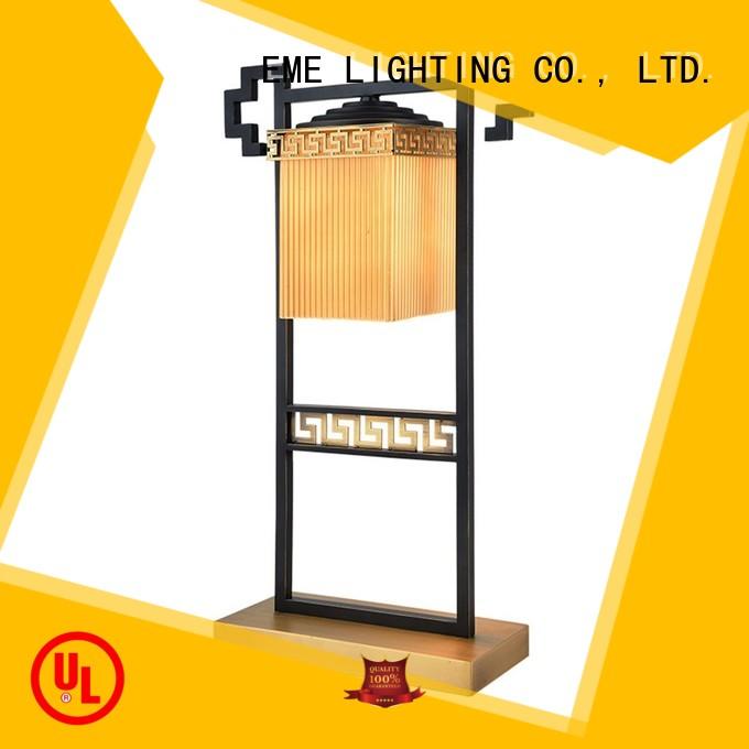 EME LIGHTING Brand wood lamp bedroom oriental table lamps manufacture