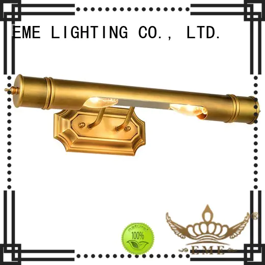 light lamp country brass EME LIGHTING Brand gold wall sconces supplier