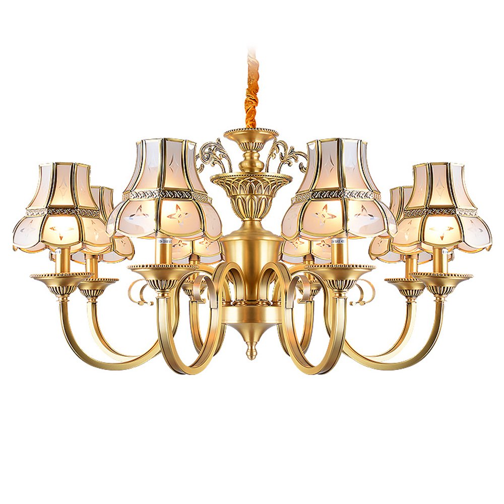 EME LIGHTING Decorative Chandeliers (EAD-14010-8) Brass Chandelier image106