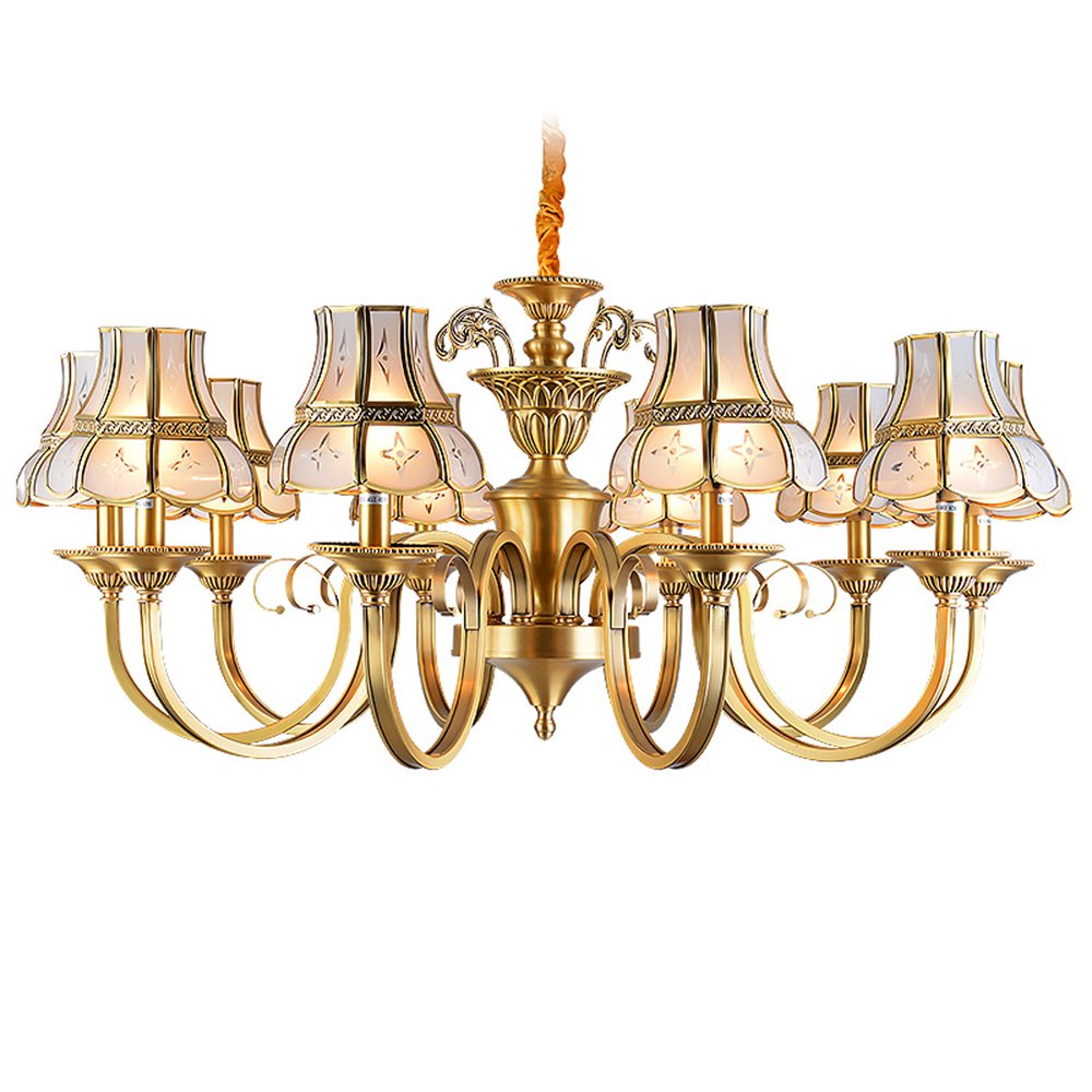 EME LIGHTING Hanging Chandelier (EAD-14010-10) Brass Chandelier image105