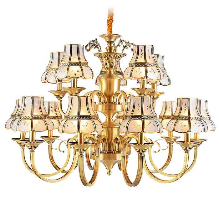 EME LIGHTING Hotel Luxury Chandeliers (EAD-14010-10+5) Brass Chandelier image104