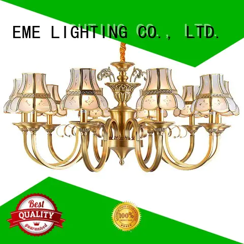 style big elegant EME LIGHTING Brand antique brass chandelier