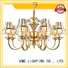 EME LIGHTING Brand style european luxury antique brass chandelier