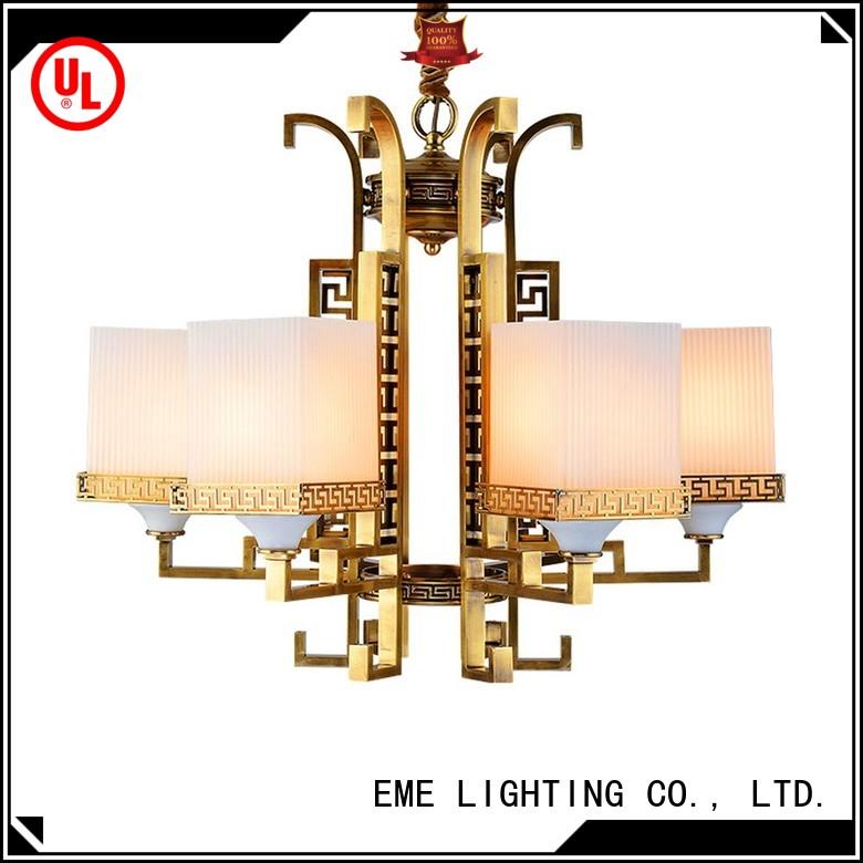 decorative chandeliers concise european hanging EME LIGHTING Brand antique brass chandelier