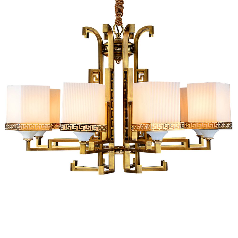 EME LIGHTING Elegant Chandeliers for Home (EYD-14209-8) Brass Chandelier image81