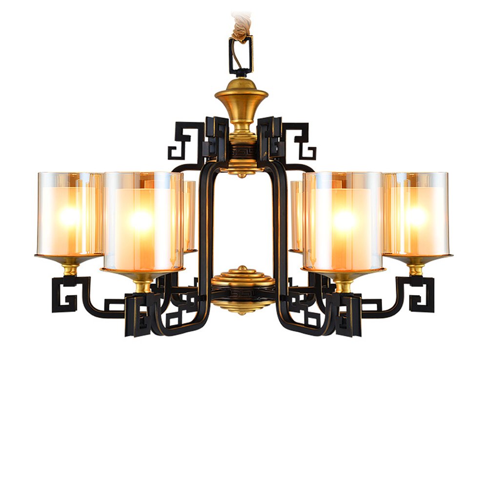 EME LIGHTING Vintage Chandelier (EYD-14214-6) Brass Chandelier image74