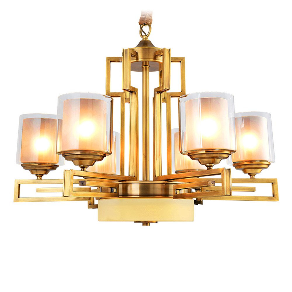 EME LIGHTING Home Decorative Chandelier (EYD-14215-6) Brass Chandelier image70