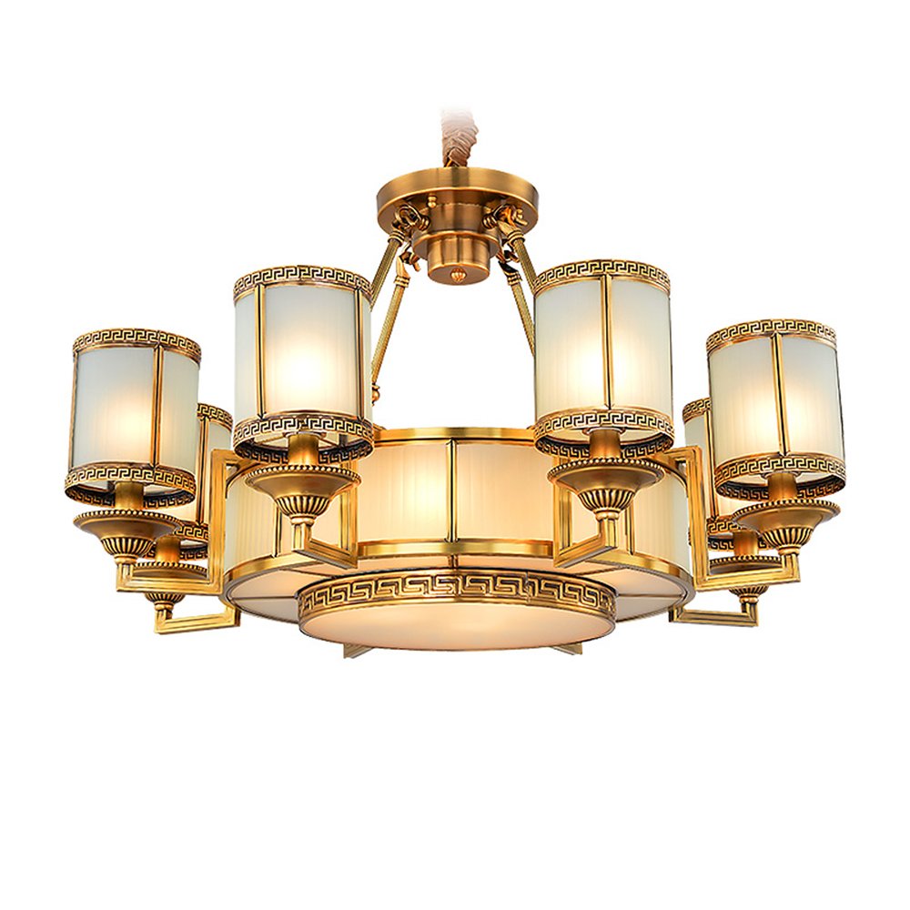 EME LIGHTING Traditional Chandelier Lighting (EYD-14222-8) Brass Chandelier image63