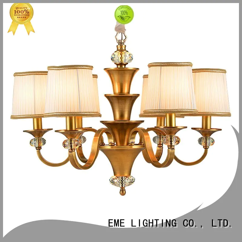brass Custom vintage antique brass chandelier murano EME LIGHTING