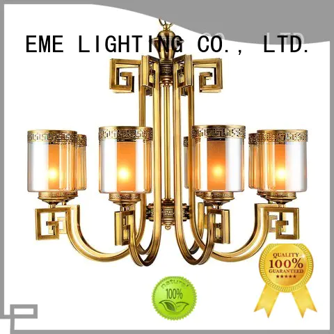 home lighting round EME LIGHTING Brand antique brass chandelier