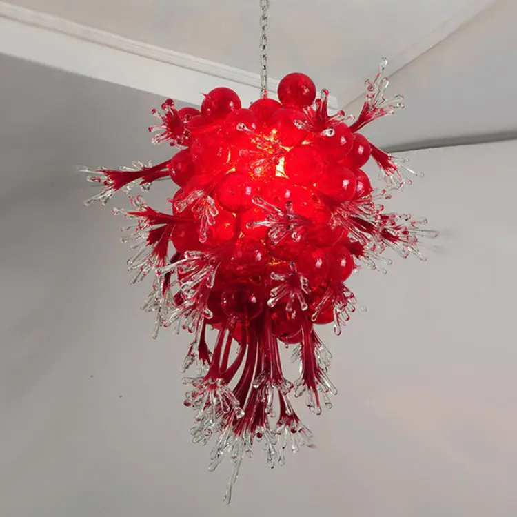 Red Coral Hanging Pendant Light (MD336-coral)