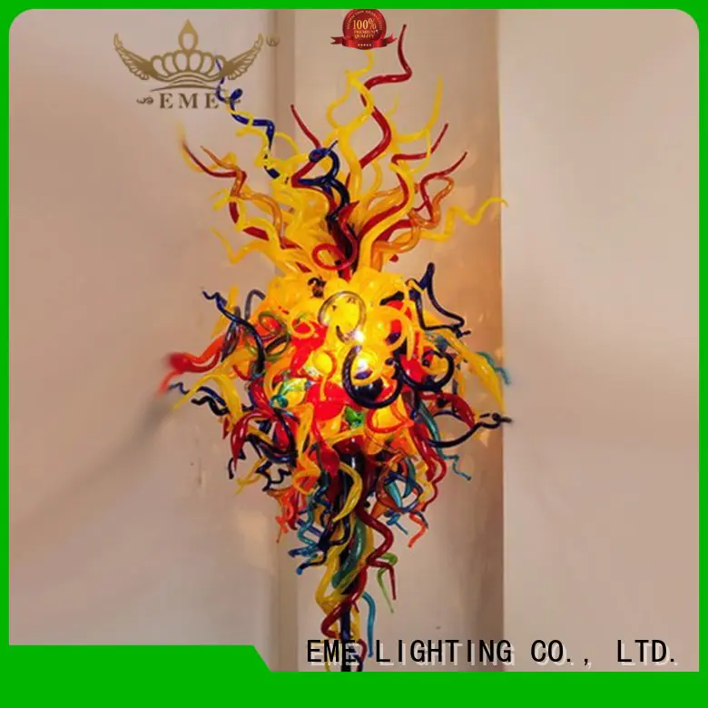 md336pure leaf pendant copper and glass pendant light EME LIGHTING Brand company