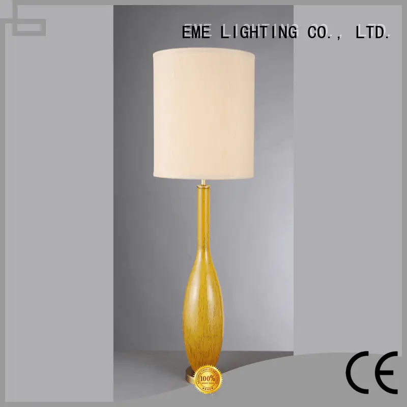 EME LIGHTING vintage glass table lamps for bedroom brass material for study