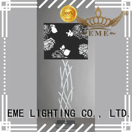 EME LIGHTING decorative colored table lamp flower pattern for bedroom