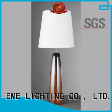 EME LIGHTING Brand copper EME chrome and glass table lamps