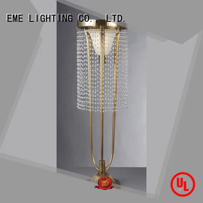 EME LIGHTING Brand glass wood oriental table lamps led factory