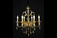 Candle Chandelier (2002-6-Gold)