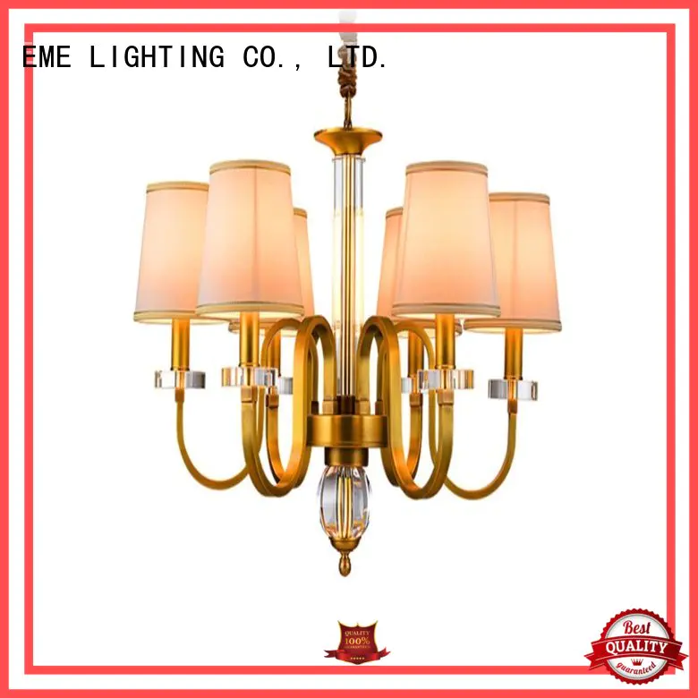 glass hanging 10 light brass chandelier copper EME LIGHTING