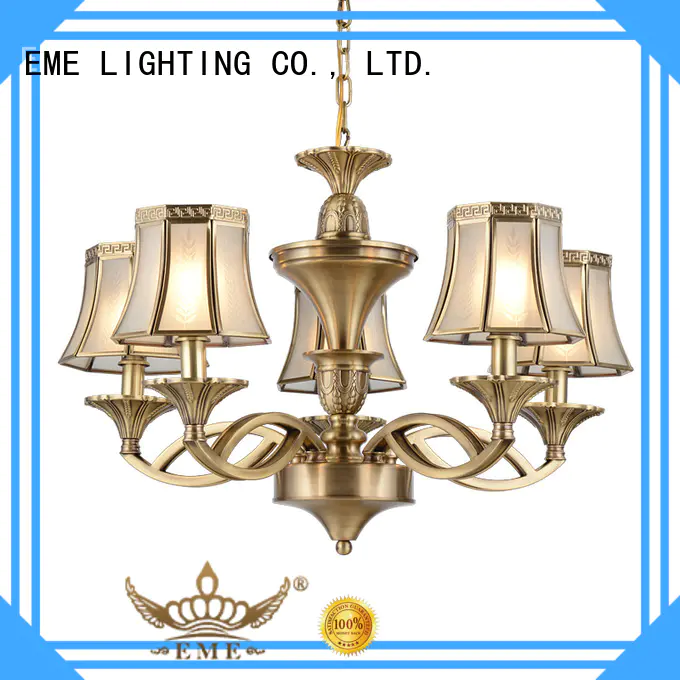 EME LIGHTING high-end antique brass chandelier traditional