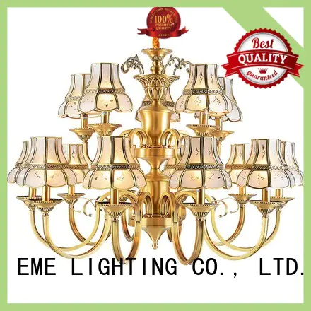 EME LIGHTING antique modern brass chandelier residential