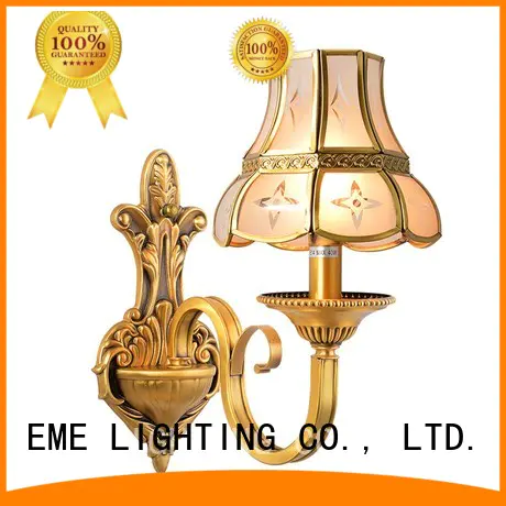 EME LIGHTING contemporary brass wall sconce OEM for indoor decoration