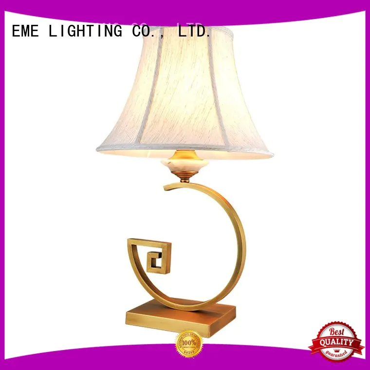 EME LIGHTING white oriental table lamps flower pattern for bedroom