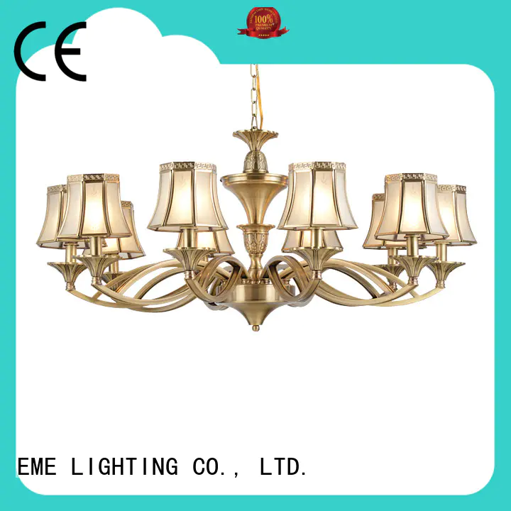 antique solid brass chandelier traditional for big lobby