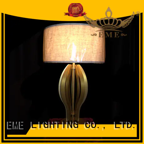 EME LIGHTING unique design western table lamps brass material for restaurant