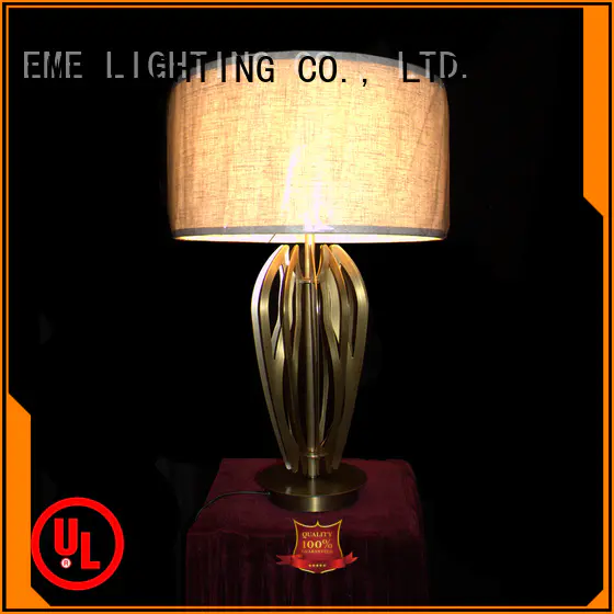 EME LIGHTING retro western table lamps copper material for bedroom