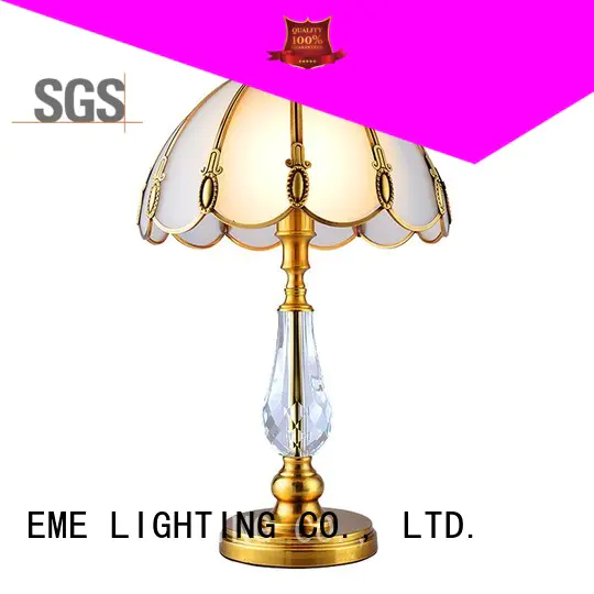EME LIGHTING elegant western table lamps brass material for study