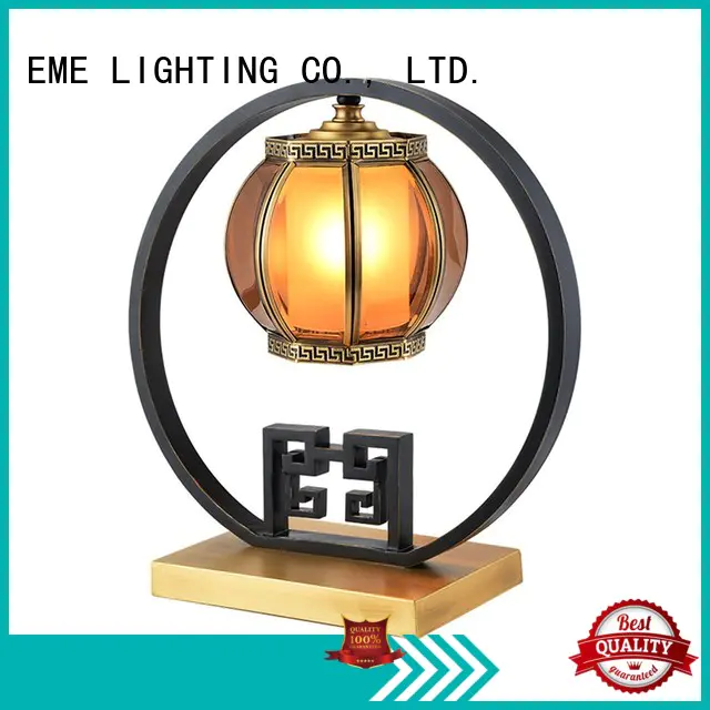 metal chinese table lamp gold for restaurant EME LIGHTING